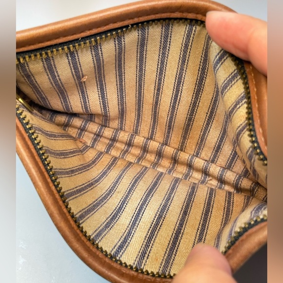 Vintage COACH British Tan Chunky Case makeup money Pouch 7165 - Picture 8 of 8